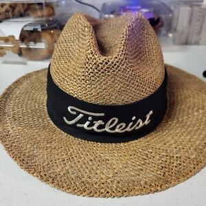 Titleist Straw Hat with Black Band
